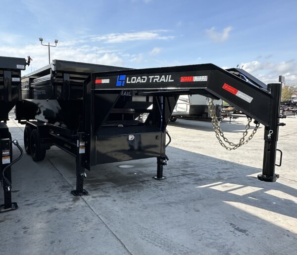 LOAD TRAIL DUMP N' GO TRAILER - 83IN X 14FT - GOOSENECK - Image 3