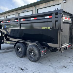 LOAD TRAIL DUMP N' GO TRAILER - 83IN X 14FT - GOOSENECK