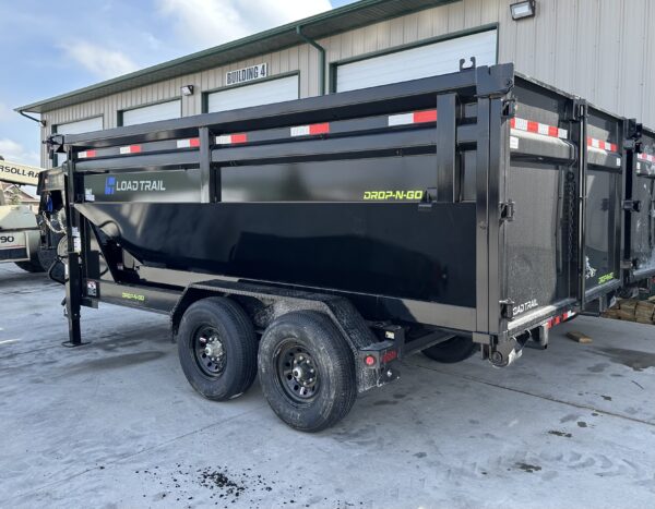 LOAD TRAIL DUMP N' GO TRAILER - 83IN X 14FT - GOOSENECK