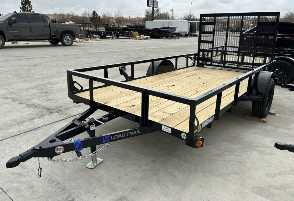 LOAD TRAIL ATV TRAILER - 72IN X 12FT - BLACK STEEL - Platinum Trailer